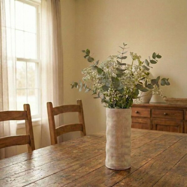 BioVase Argila Lamina avec de l’eucalyptus